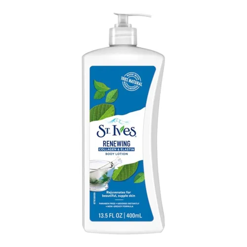 Image of St. Ives Renewing Collagen & Elastin Body Lotion,100% Natural Moisturizers,Paraben Free,Non-greasy formula,Soft & Supple