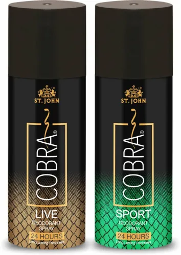 Image of ST.JOHN Cobra Deo Spray for Men (Pack of 2)