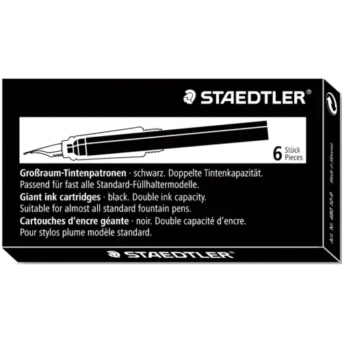 Image of STAEDTLER Premium Giant Ink Cartridge - Black