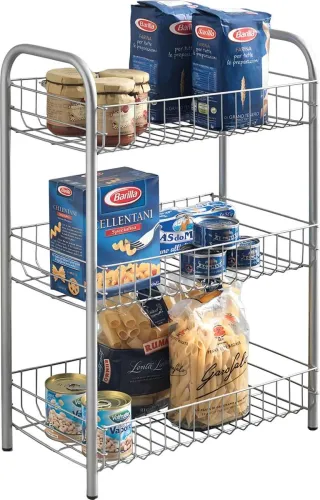 Image of Stainex 3-Tier Multipurpose Kitchen Rack