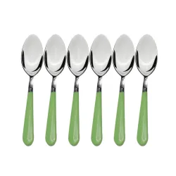 Stainless Steel Dinner Spoons - 6 Pcs - Multicolor (‎SR-47)