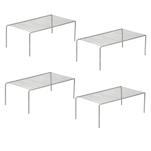 Image of Stainless Steel Expandable Kitchen Rack Set-4