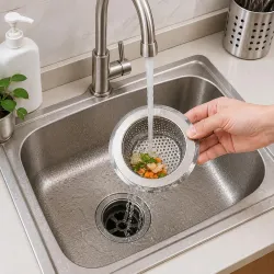 Stainless Steel Fine Mesh Sink Strainer | 11.5 cm Kitchen Drain Filter