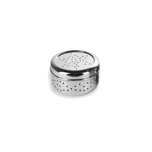 Image of Stainless Steel Green Coriander Storage Box Set (Medium)
