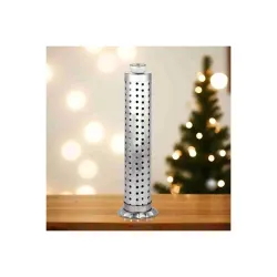 Stainless Steel Incense Stick Holder for Worship | High Durable Incense Stand| Agarbatti Holder with Ash Catcher | Silver Color | 1 pc Agarbatti Stand Holder Agarbatti Stand Holder