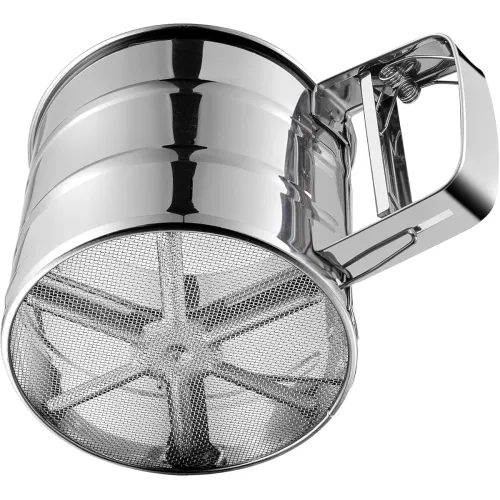 Image of Stainless Steel Flour Sifter Kitchen Powder Screening Tool