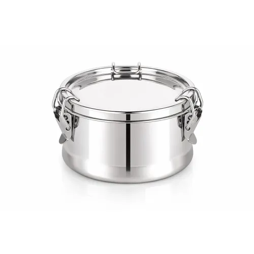 Image of Stainless Steel Leakproof Tri-Lock Lunch Box 500ml