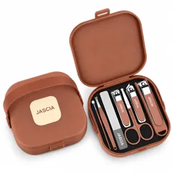 Stainless Steel Nail Care Tools Set 8-in-1 Complete Grooming Kit