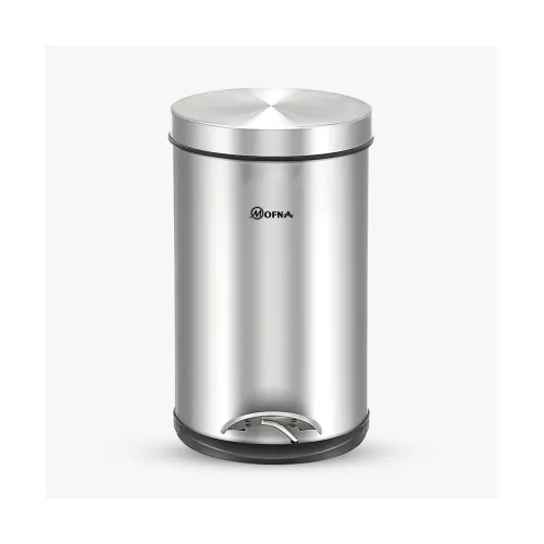 Image of Stainless Steel Plain Dustbin 5L