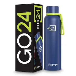 Stainless Steel Water Bottle 1 LTR Hot and Cold Flask ISI Certified Steel Bottle