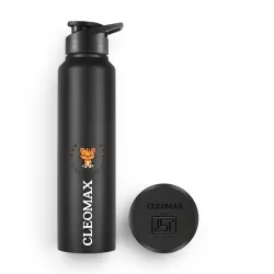 Flip-Top Cap for fridge Stainless Steel Water Bottle 1000ml