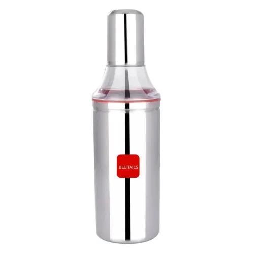 Image of Stainless Steel Spill-Proof Easy Flow Oil Dispenser Bottle (1L)