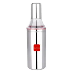 Stainless Steel Spill-Proof Easy Flow Oil Dispenser Bottle (1L)