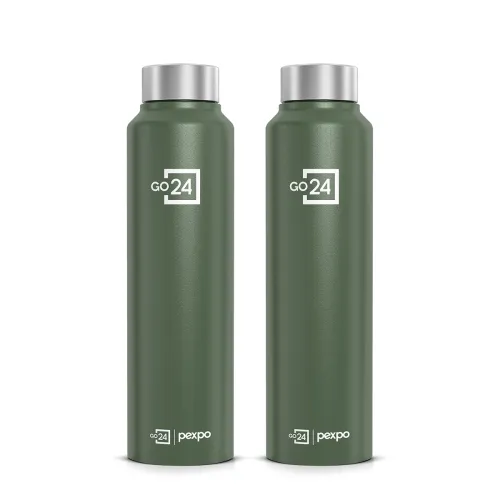 Image of Stainless Steel Sports Water Bottle 950ml (Pack of 2)