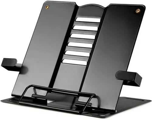 Image of STANCRAY 1 Compartments Metal Book Stand (Black)