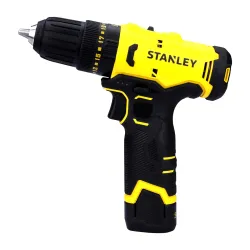 STANLEY SCH10D1-IN(12V) Brushed Cordless Hammer Drill Driver, 1x2Ah Battery & 1.5A Charger,LED Light,Variable Speed Trigger Switch,Forward/Reverse Button,10mm Chuck,Clutch Setting 20+1,1 Yea...
