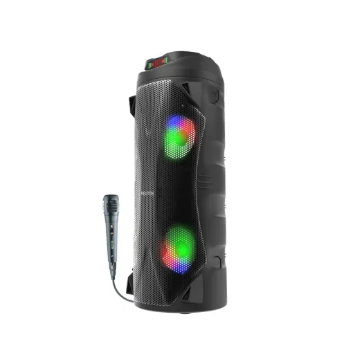 Image of Star 30W Bluetooth Trolley Speaker with Mic | Up to 5 Hours Playtime | Built-in Rechargeable Battery | RGB Lights | Port
