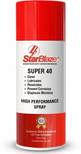 Image of Star Blaze Super 40, 5-in-1 Multifunctional High-Performance Spray, Plastic-Safe, CFC-Free Rust Removal Aerosol Spray (4