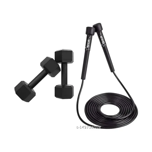 Image of Star X Hexa PVC 1KG Fixed Dumbbell Set 