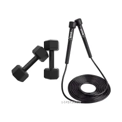 Star X Hexa PVC 1KG Fixed Dumbbell Set 
