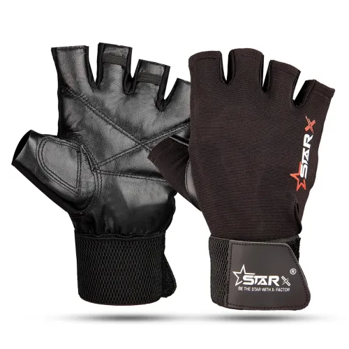 Image of STAR X Power Palm Wrist Support Gym Gloves