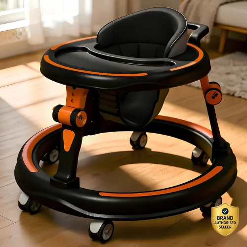Image of StarAndDaisy Activity Walker (Black, Orange)