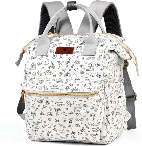 Image of StarAndDaisy Baby Diaper Bag For Mothers Spacious Waterproof Backpack With Multiple Pockets Mothers Maternity Bags for T