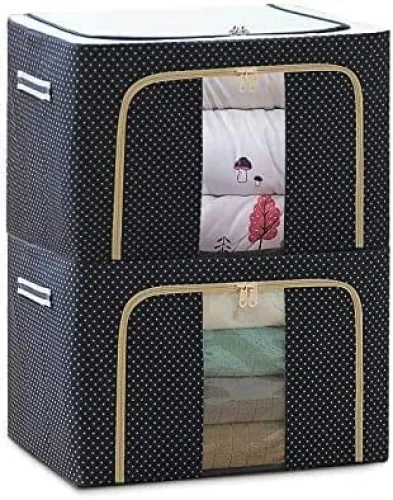 Image of StarCart Cotton Storage Box for clothes (24 Ltr - Pack of 2)