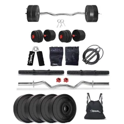 StarX PVC Weight with 3Ft Curl Rod Home Gym