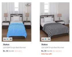 Status Blanket Starting @ ₹90