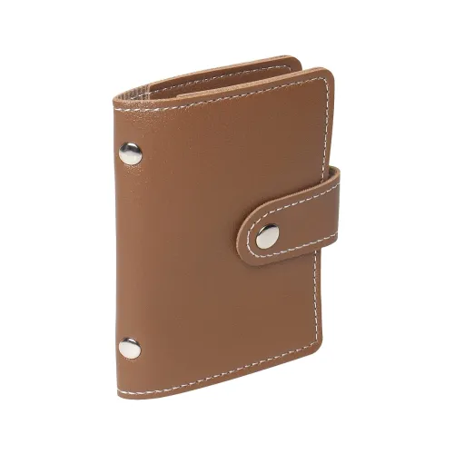 Image of Stealodeal Brown 26 Slots Leather Debit/Credit/ATM Men/Women Card Holder