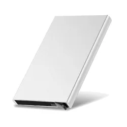 Stealodeal Silver RFID Protected Aluminium Card Holder