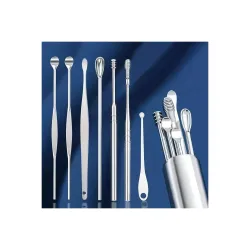 Steel Ear Wax Cleaner Tool Kit 6 Pieces