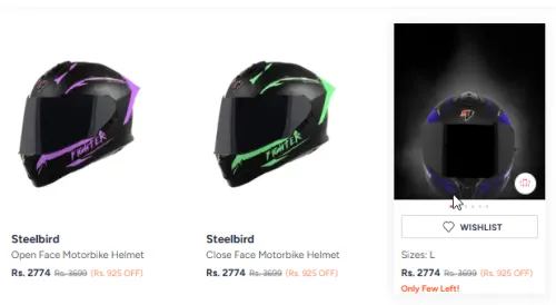 Image of Steelbird Helmets Up to 60% Discount