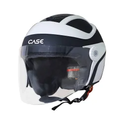 Steelbird SB-29 Open Face Helmet Black (Large)