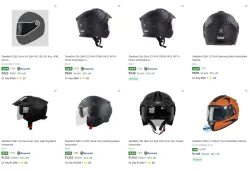 Steelbird SBH-23 AVA Motorbike Helmet Up to 53% Discount Starting Prize @ ₹422
