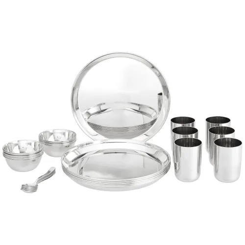 Image of Steelcraft Premium Stainless Steel Royal Dinner Set 
