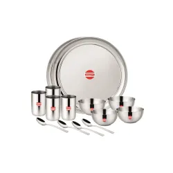 Steelcraft Premium Stainless Steel Farm Dinner Set-16 Pcs