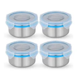 STEELLOCK Stainless Steel Airtight Container with Lid | Leakproof, BPA-Free | Multipurpose Food Storage Containers/Tiffi