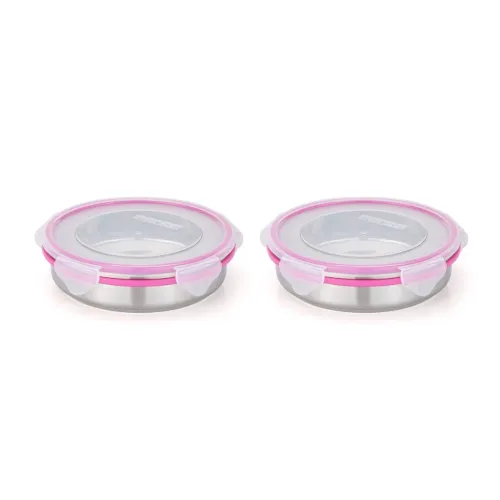 Image of STEELLOCK Stainless Steel Airtight Container Set (2 x 450ml)