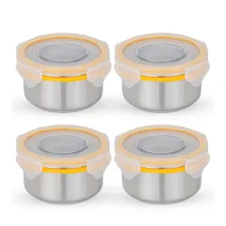 STEELLOCK Stainless Steel Airtight Container - 280ml * Set of 4
