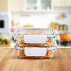 Steelo SoFresh Airtight Storage Containers 300ml Set 2