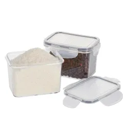 Steelo Sofresh Soclick Plastic Container Set (900ml Pack of 2)