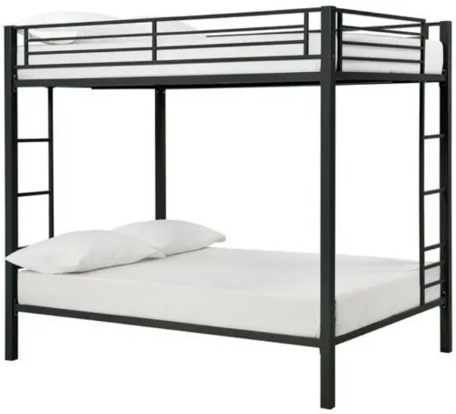 Image of STEELWELL ®™|Sigma Pro Bunk Bed for Junior/Adult with Guard Rail, Space-Saving,Noise Free Metal Bunk Bed (Finish Color -