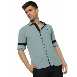 STELLERS Men's Premium Full Sleeve Shirt | Feather Touch Feel| Regular Fit| Odour Resistant| Anti-Static| Wrinkle Free| Quick Dry | Stretchable| Lightweight| Sweat-Proof