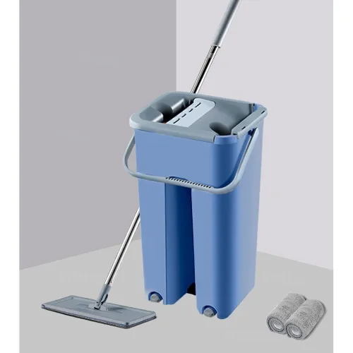 Image of STELLIX Flat Mop Bucket Cleaning Set