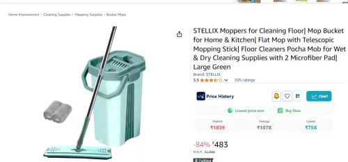 Image of STELLIX Moppers for Cleaning Floor|
