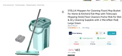STELLIX Moppers for Cleaning Floor