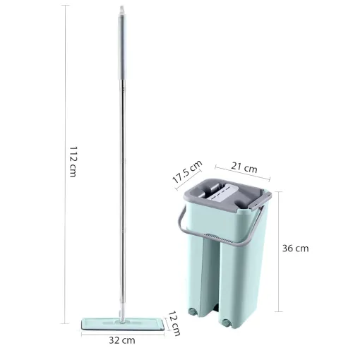 Image of STELLIX Moppers for Cleaning Floor| Mop Bucket for Home & Kitchen|