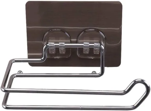 Image of STELLIX Stainless Steel Self Adhesive Tissue & Towel Holder, Pack of 4 Pcs
